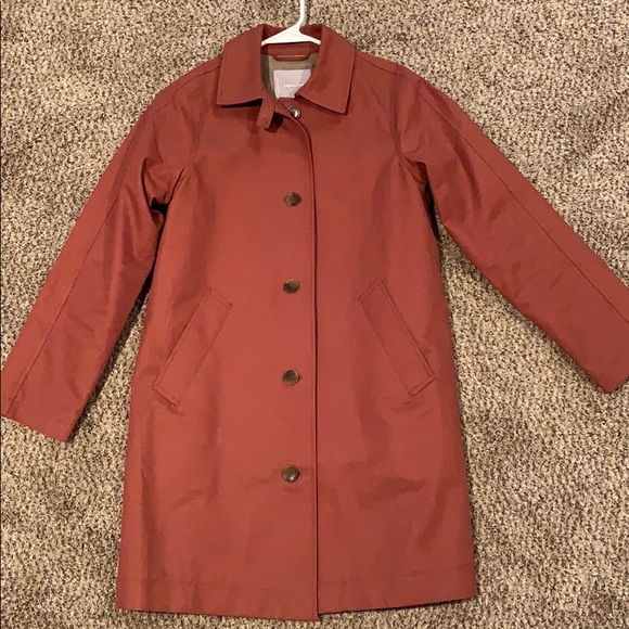 everlane mac coat olive